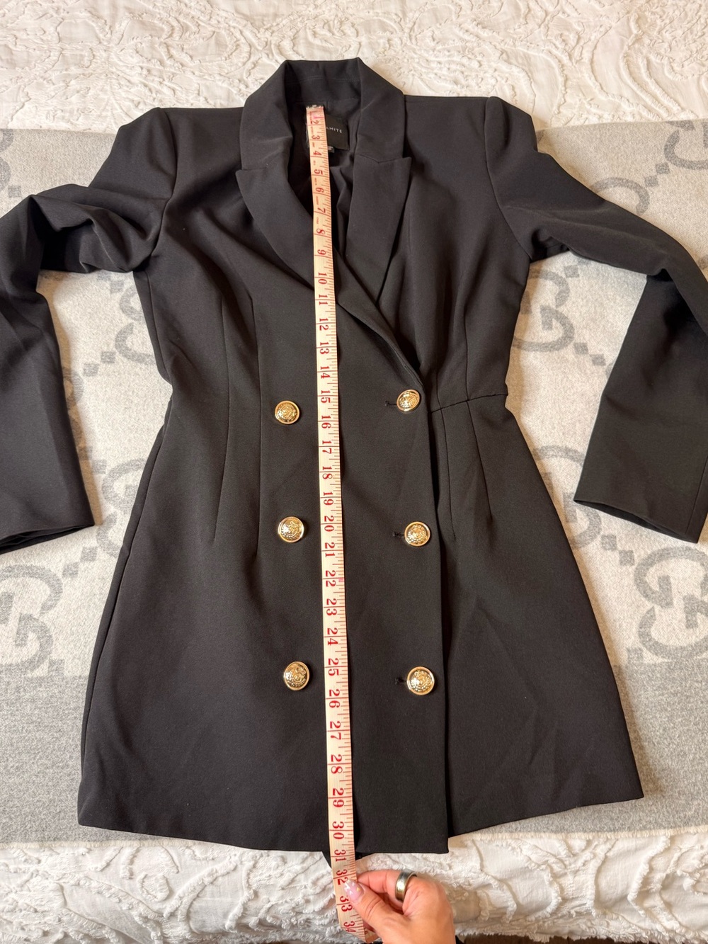 Dynamite Black Tailored Blazer Dress / Skort - Picture 6 of 10